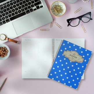 Agenda Azul Dotty Delight