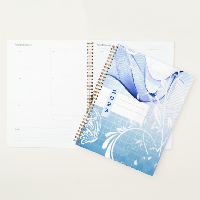 Agenda Azul moderno (Exibição)