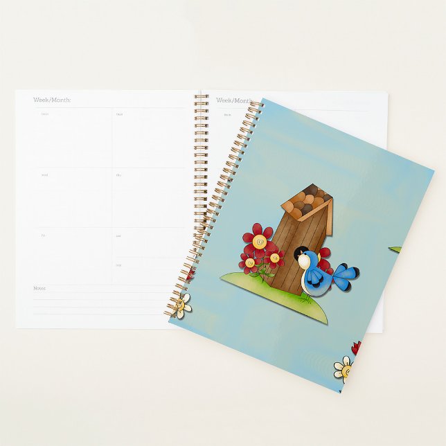 Agenda Azulão Caprichoso e Casa de Pássaros Cute Primaver (Criador carregado)