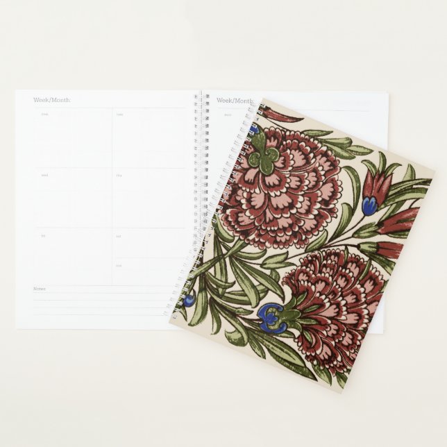 Agenda Azulejo de Flor Antiquado Arte Russa (Exibição)