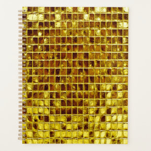 Agenda Azulejos do mosaico Dourado elegante luxo moderno