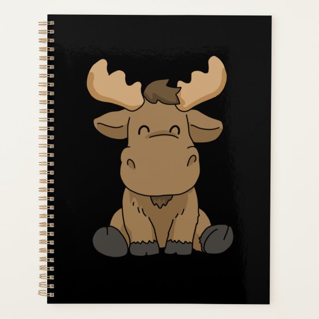 Agenda Baby Moose Gift Women Moose Gift Men Moose Men (Frente)