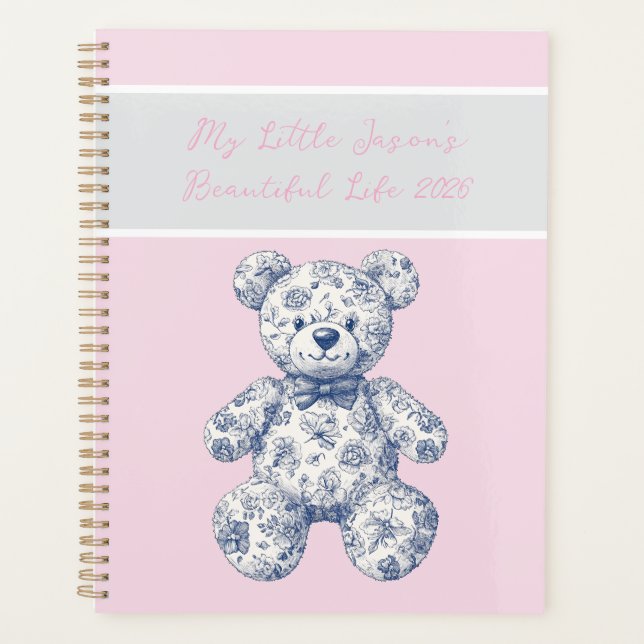 Agenda Baby’s First Year Planner | Baby Daily Schedule (Frente)