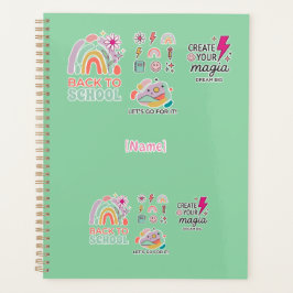 Agenda Back to School Rainbow / Regreso Arcoíris Escolar