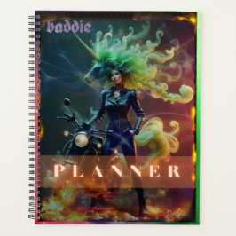 Agenda Baddie Unicorn Biker Planner