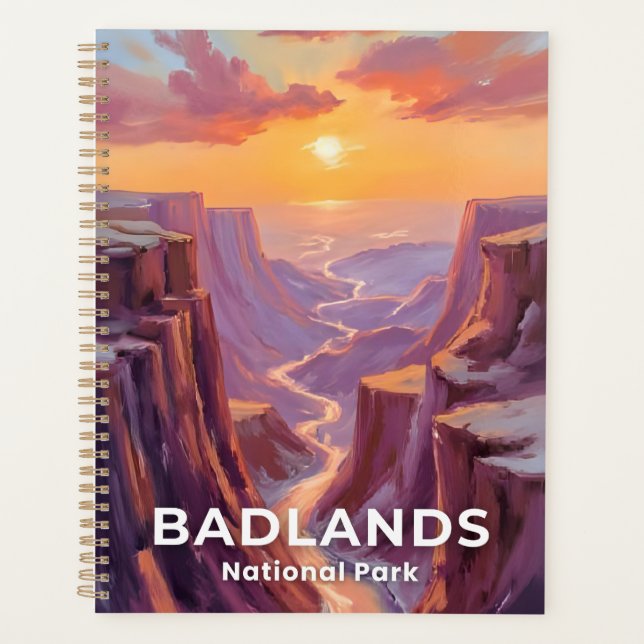 Agenda Badlands National Park South Dakota Painting (Frente)