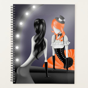 Agenda Bailarina Excêntrica & Reflexo de Dançarina Laranj
