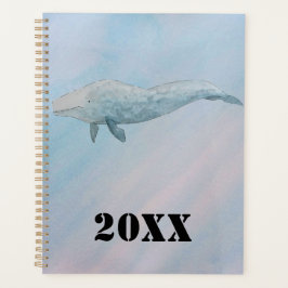 Agenda Baleia Azul Oceânica de Aquarela