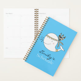 Agenda Baleia Nórdica Boho Personalizada