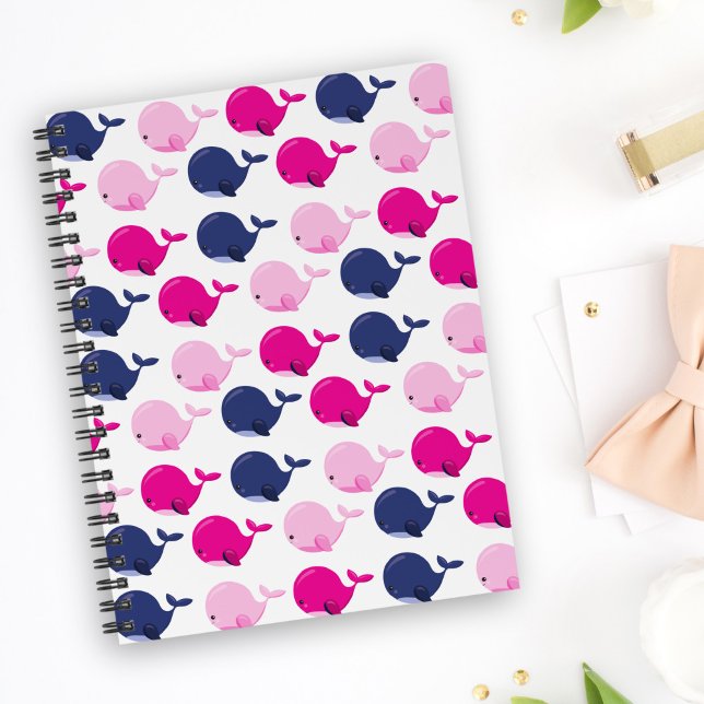 Agenda Baleias Cutas, Padrão De Baleias, Animais Do Mar (Criador carregado)