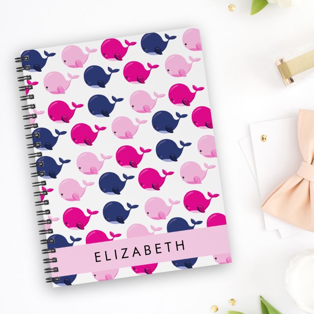 Agenda Baleias Cutas, Padrão De Baleias, Seu Nome (Criador carregado)