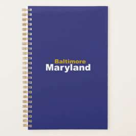 Agenda Baltimore, Maryland Planner