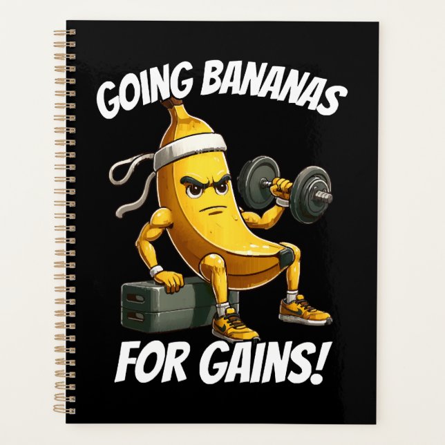 Agenda banana se exercitando (Frente)