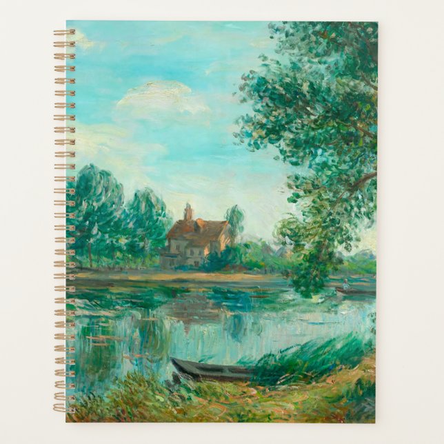 Agenda Bancos da Loing in Santo-Mammès Alfred Sisley (Frente)