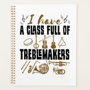 Agenda Banda Diretor Classe de Professores Cheio de Trebl