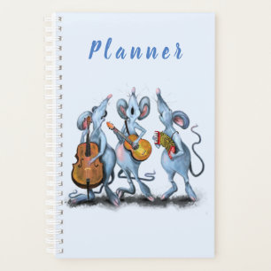 Agenda Banda Romântica Engraçada - Desenho Animal de Ca
