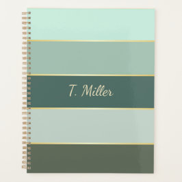 Agenda Bandas de Cores de Verão Personalizadas elegantes