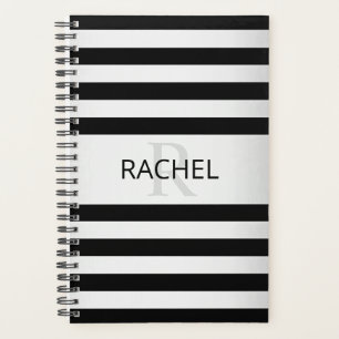 Agenda Bandas de Ombre Silver Faux Contemporâneas & Pret