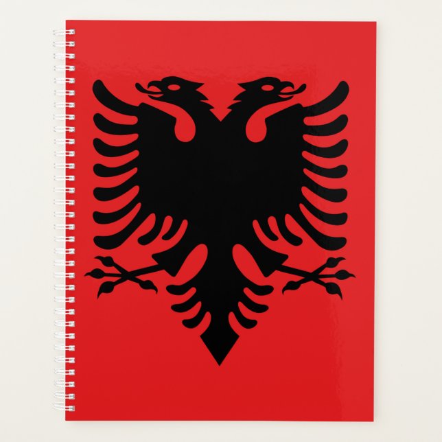 Agenda Bandeira da Albânia (Frente)