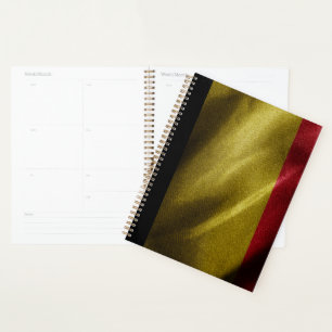 Agenda Bandeira de seda da Bélgica
