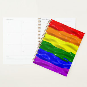 Agenda Bandeira do orgulho SlipperyJoe's líquido vermelho