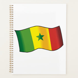 Agenda Bandeira do Senegal Orgulho Senegalês Verde Amarel