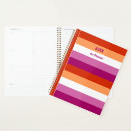 Agenda Bandeiras LGBTQ+ Lésbicas para Orgulho -