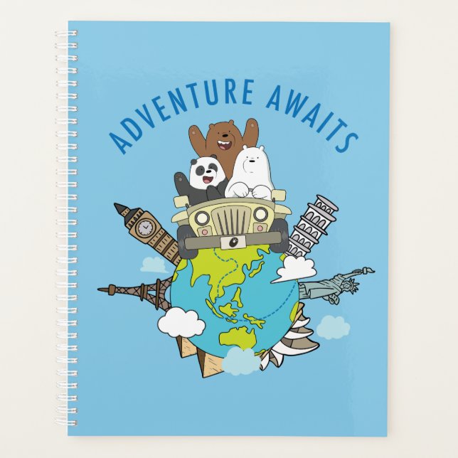 Agenda Bare Bears - Aventura Aguarda (Frente)