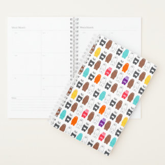 Agenda Bare Bears Colorful Bear Patterno