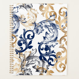 Agenda Baroque-Style Retro Classic Pattern