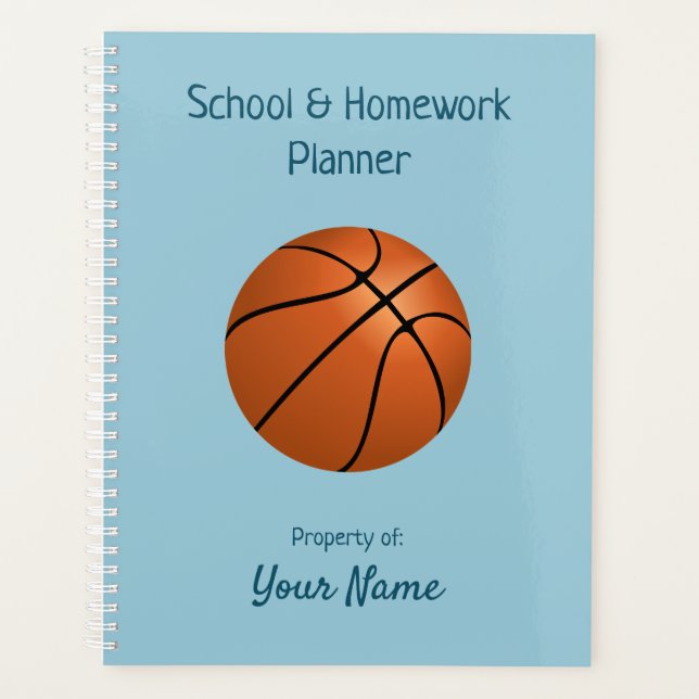 Agenda Basketaball - Planeador Escolar - HAMbyWG (Frente)