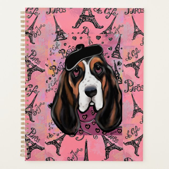 Agenda Basset Hound (Frente)