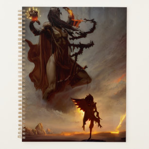 Agenda Batalha Dentro de Dark Fantasy Warrior Planner