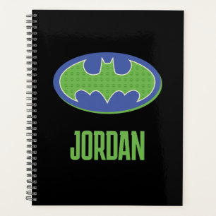 Agenda Batman Símbolo roxo e verde
