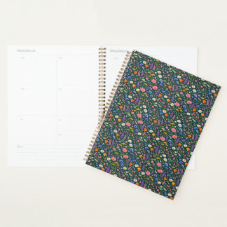 Agenda Beautiful Wildflower Garden on Dark Teal