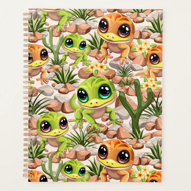Agenda Bebê Geckos Personagens de desenho animados (Frente)