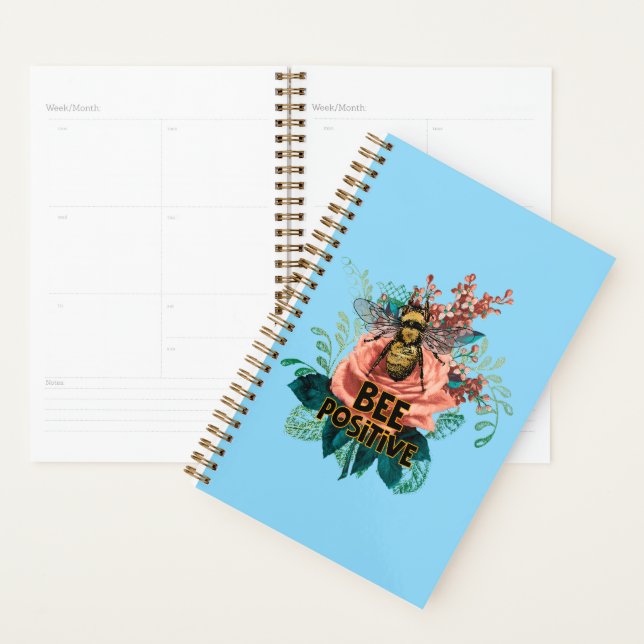 Agenda Bee Positive Floral Vibes (Exibição)