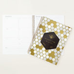 Agenda BeeKeeper Honey Apairista Dourado Preto<br><div class="desc">Planejador Comercial de Abelhas de Abelhas Douradas com Gradiente Único. O perfeito design apiário para um negócio de apicultor.</div>