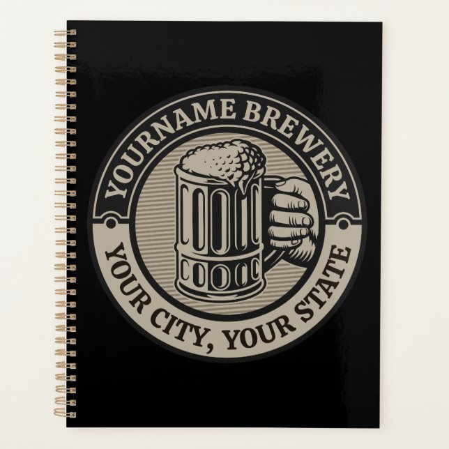 Agenda Beer Breeke Personalizado Brewery Big Mug (Frente)