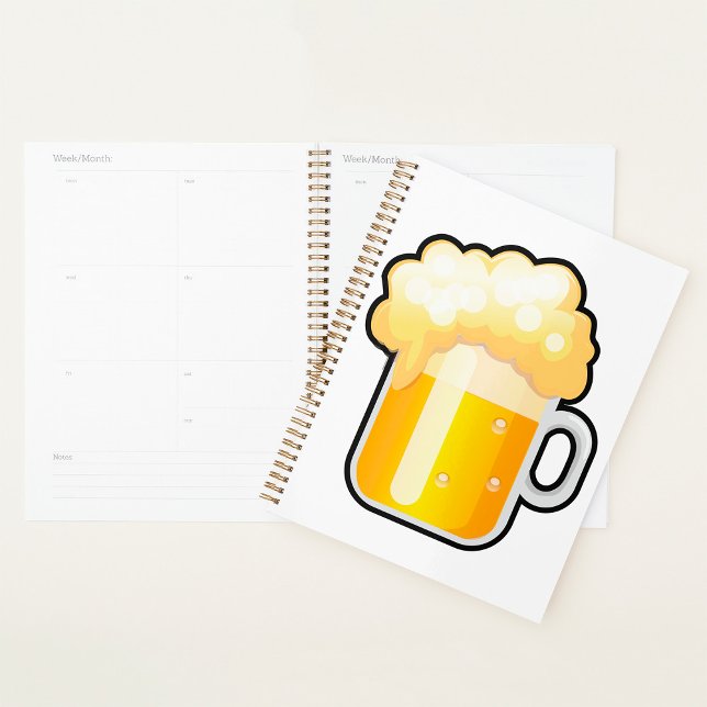 Agenda Beer Mug with Frothy Foam (Criador carregado)