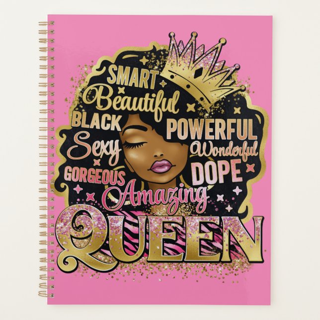 Agenda Bela Bela Rainha Negra Melanina Sista (Frente)