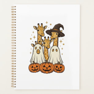Agenda Bela Camisa de Halloween Girafa Fantasma Abóbora D