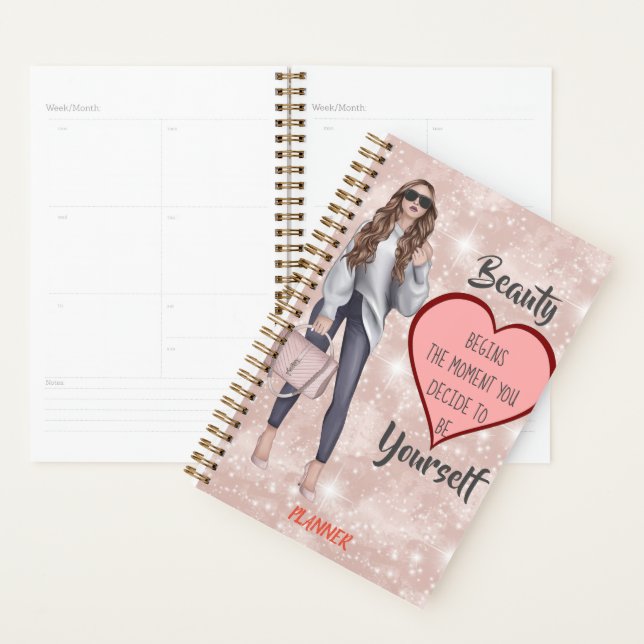 Agenda Bela Garota Planner (Exibição)