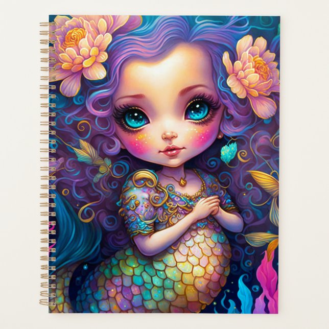 Agenda Bela Sereia Fantasy Art (Frente)