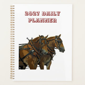 Agenda Belgian Draft Horse Daily Planner