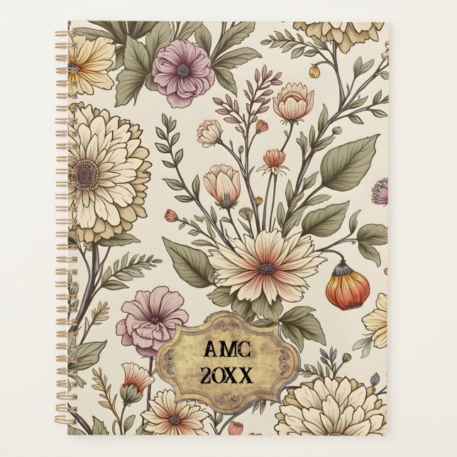 Agenda Belo Boho em Beige (Frente)