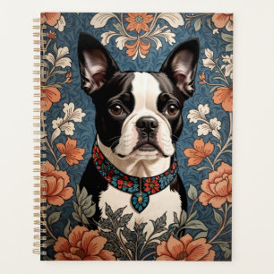Agenda Belo Boston Terrier William Morris Inspirou