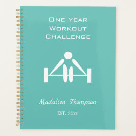 Agenda Belo brilhante desafio de treinamento de um ano