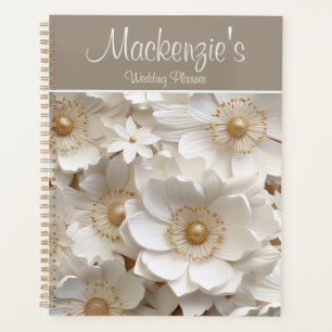 Agenda Belo Casamento de Gardênio Branco 3D