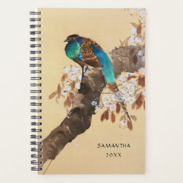 Agenda Belo faasant Blooming Tree Vintage Japonês
